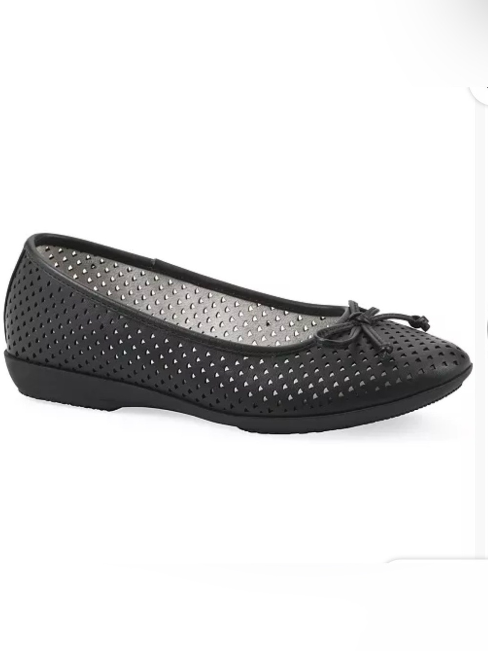 Cliffs by WHITE MOUNTAIN Black Carris Ballet Flat